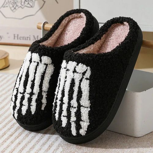Chaussures Pantoufles De Patte De Chat Léopard Pour Hommes Et Femmeschaussures D'intérieur En Peluchechaudesconfortablescoordonnantesmaisoncouplecadeauxhivernouvelle Mode