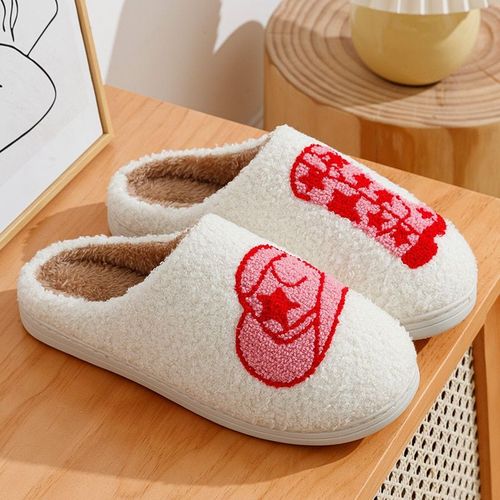 Chaussures Pantoufles En Molleton Moelleux Pour Femmesbottes Mignonneschapeau De Cowgirlconfortablesconfortablesstations Touristiquestoboggans De Villechaussures D'hiver