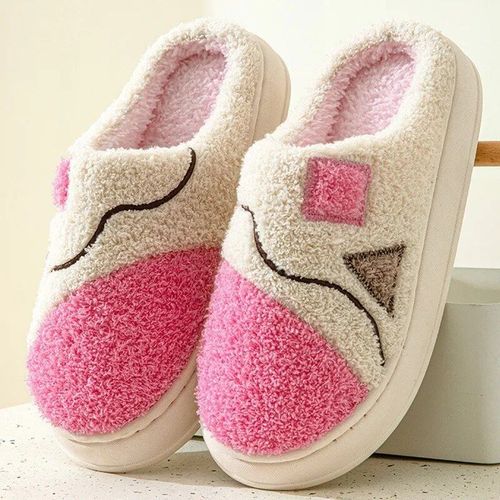 Chaussures Pantoufles De Chambre En Coton Pour Hommes Et Femmestongs Chaudes En Peluchetoboggans En Fourrureménagemaisondameshiver