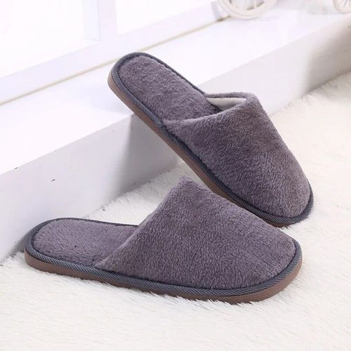 Chaussures Chaussons D'intérieur En Peluche Fourrure Pour Femmestongs Douces Solidespantoufles De Couple Légèreschaussures Chaudes Pour Chambre Coucherautomne Et Hiver