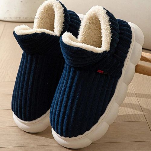 Chaussures Chaussons En Coton Coordonnants Pour Hommes Et Femmesbottes De Neige Chaudessemelle Optiquechaussures En Fourruretoboggans En Pelucheintérieurextérieurcouplehiver
