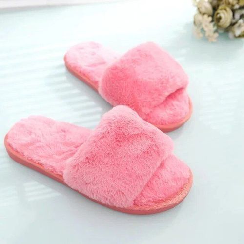 Chaussures Pantoufles En Cuir Moelleux Croisé Pour Femmesplateforme Marketpour La Maisonchaussures D'intérieur Platesnouvelle Modehiver