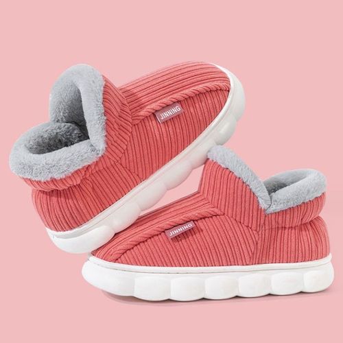 Chaussures Chaussons En Coton Coordonnants Pour Hommes Et Femmesbottes De Neige Chaudessemelle Optiquechaussures En Fourruretoboggans En Pelucheintérieurextérieurcouplehiver