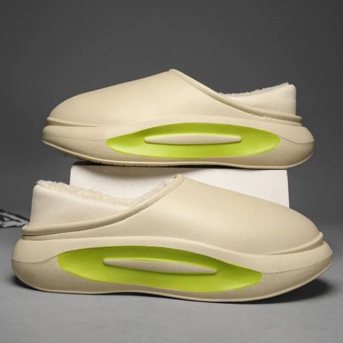 Chaussures Pantoufles En Coton Imperméables Pour Hommeschaussures D'intérieur Enfilermulessabotsmaisonjardinchaudhivernouvelle Mode