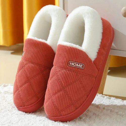 Chaussures Chaussons Fourrure Plateforme Optique Pour Hommes Et Femmeschaussures D'intérieur Et D'extérieurchaussures En Coton Unisexegarder Au Chaudbottes De Neige En Velours Et Peluchechaussons De