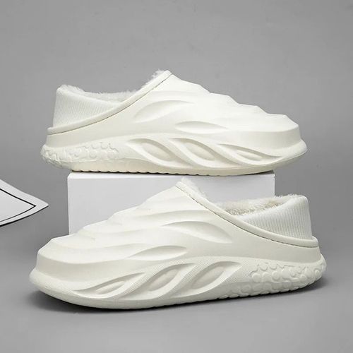 Chaussures Pantoufles En Coton Imperméables Pour Hommeschaussures D'intérieur Enfilermulessabotsmaisonjardinchaudhivernouvelle Mode