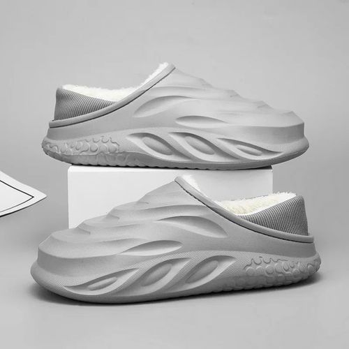 Chaussures Pantoufles En Coton Imperméables Pour Hommeschaussures D'intérieur Enfilermulessabotsmaisonjardinchaudhivernouvelle Mode