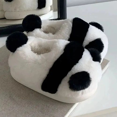 Chaussures Pantoufles De Lapin Moelleuses Pour Femmeschaussures En Peluche Chaudesoreille De Lapin Mignonneplatintérieurmaisonfourrurefemmehiver