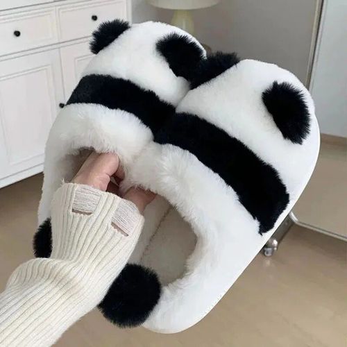 Chaussures Pantoufles De Lapin Moelleuses Pour Femmeschaussures En Peluche Chaudesoreille De Lapin Mignonneplatintérieurmaisonfourrurefemmehiver