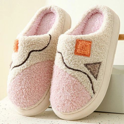 Chaussures Pantoufles Plates En Fourrure Douce Pour Hommechaussures D'niken Coton Semelles Optiquestendancehiver