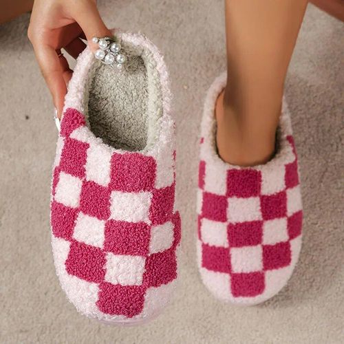 Chaussures Pantoufles En Coton Pelucheux Pour Femmeschaussures D'intérieur En Peluchechaussures De Maisonparker Chaud Et Ferméfruits Mignonspas De Fourrure Moelleusehiver Doux