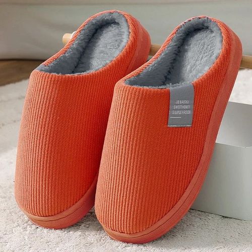 Chaussures Pantoufles De Chambre En Coton Pour Hommes Et Femmestongs Chaudes En Peluchetoboggans En Fourrureménagemaisondameshiver
