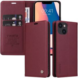 Coque Pour Samsung Galaxy S23 Ultra Housse En Pu Pochette Portefeuille Pour Samsung Galaxy S23 Ultra \U200b- Rouge