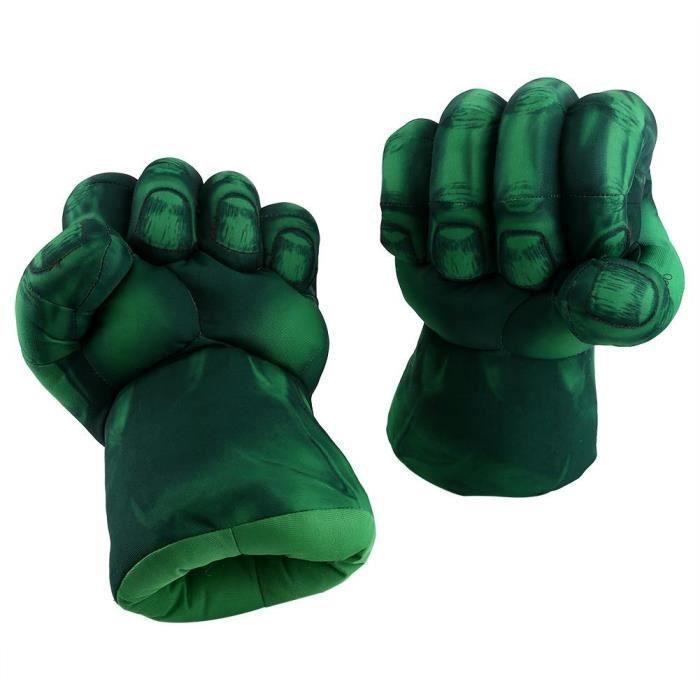 MANBOC Gants Hulk pour Enfants, Jouet de Boxe en Peluche de Super-héros Big  Hulk Smasher