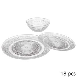 Service Vaisselle 18 Pièces Renaissance - Transparent