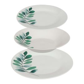 Service Vaisselle 18 Pièces Vegetal - Vert
