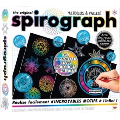 Spirograph Spirograph Multicolore Et Paillete