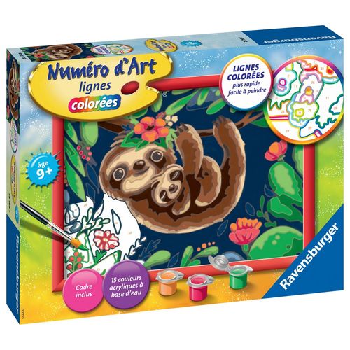 Artistique Numéro D'art - Moyen - Paresseux