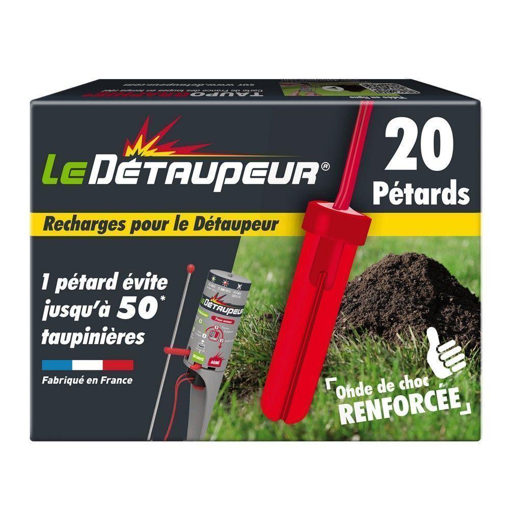 20 recharges pétards pour détaupeur - Florol