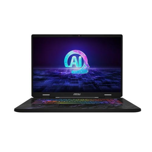 MSI Pulse 17 AI C1VGKG-012FR Intel Core Ultra 7 155H Ordinateur portable 43,2 cm (17") Quad HD+ 16 Go DDR5-SDRAM 1 To SSD NVIDIA GeForce RTX 4070 Wi-Fi 6E (802.11ax) Windows 11 Home Noir