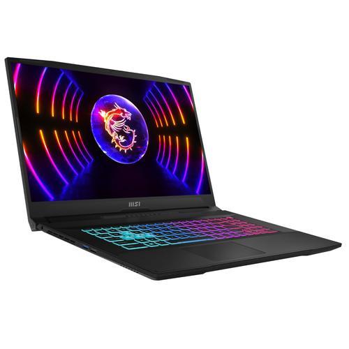 MSI Katana 17 B13VEK-1405FR Intel® Core¿ i5 i5-13420H Ordinateur portable 43,9 cm (17.3") Full HD 16 Go DDR5-SDRAM 512 Go SSD NVIDIA GeForce RTX 4050 Wi-Fi 6E (802.11ax) Windows 11 Home Noir