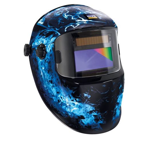 GYS Casque soudeur Promax 3/5-13 G Bluewater - 083158 - Noir / Bleu - Taille unique