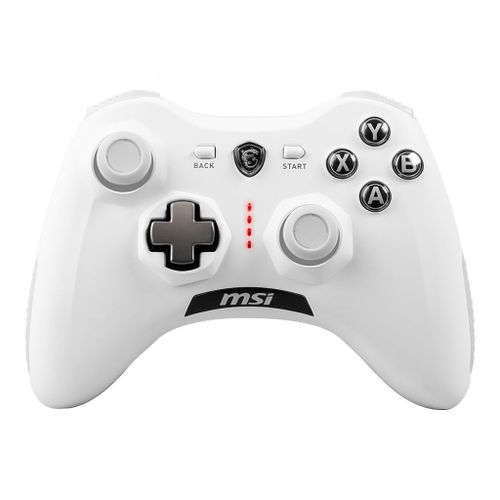 Manette Msi Force Gc30 V2 Sans Fil Blanc Pour Pc, Android