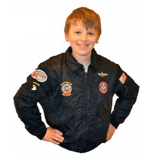 Blouson Pilote Top-Gun - Cwu Enfant - Vert