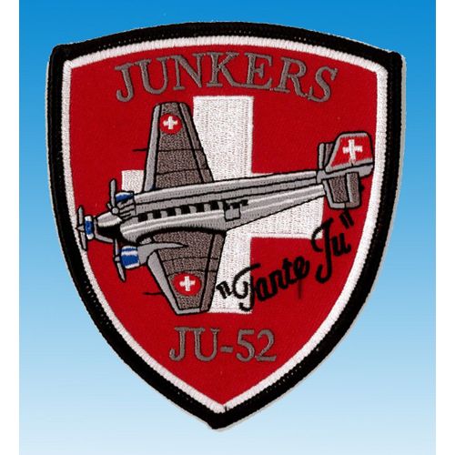 Patch Écusson Brodé Junkers Ju-52 Tante Ju - Aero-Passion