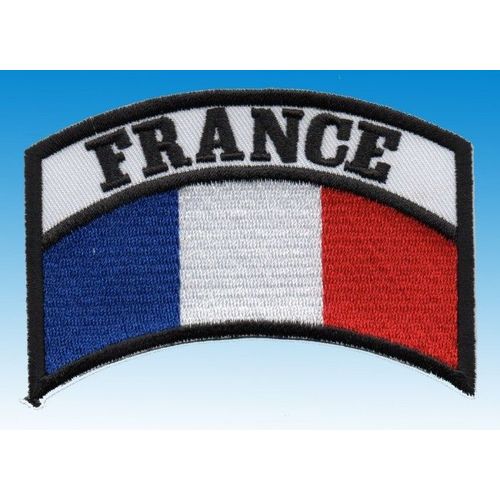Patch Écusson Brodé -Patch Écusson Brodé France Paule Shoulder Velcro