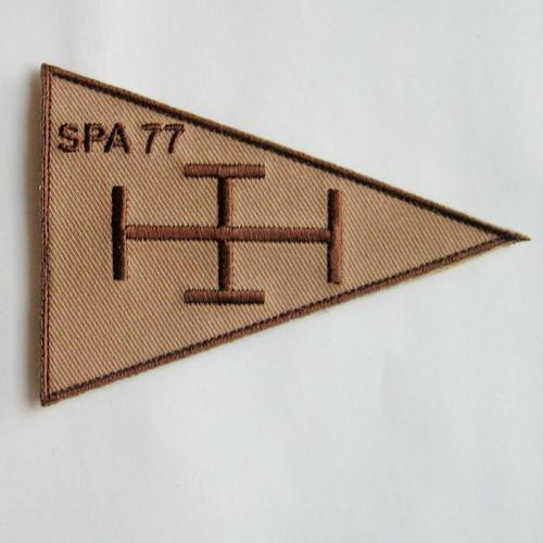 Patch Écusson Brodé Triangle Jaune Et Bleu Spa 77 - Aero-Passion