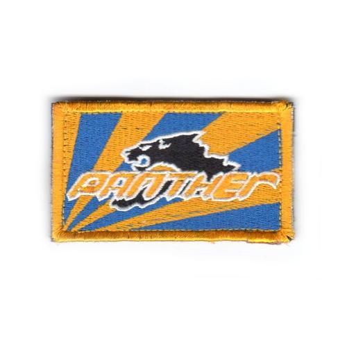 Patch Écusson Brodé Jaune Et Bleu Panther- Cadeaux Et Objets Pour Passionné D Aviation - Aero-Passion