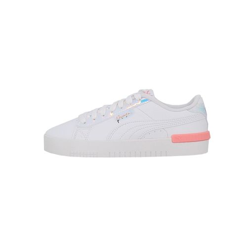 Chaussures Basses Cuir Ou Simili Puma Jr Jada Crystal Wings Blanc