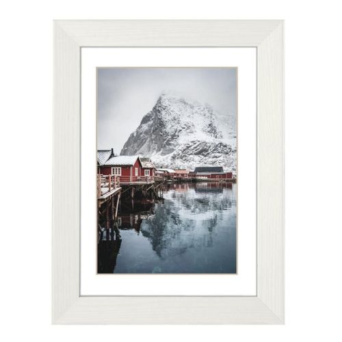 Hama Cadre photo en bois "Oslo", blanc, 30 x 40 cm Blanc