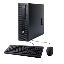 PC HP 800 G1 SFF I5-4570 RAM 16Go SDD 240Go 2To HDD DVD Clavier Souris W10 Wifi