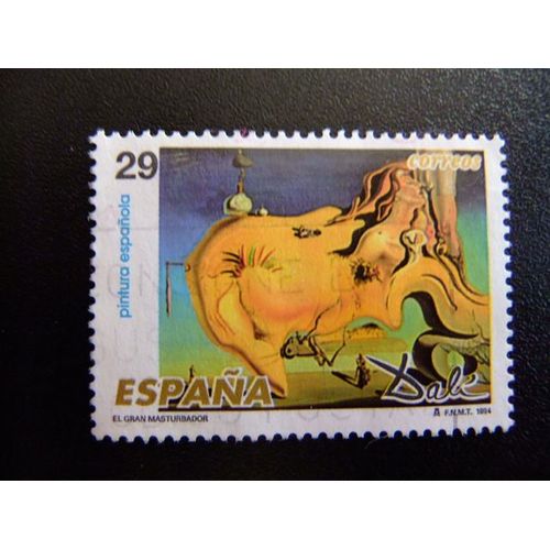31 Espagne 1994 / Peinture Espagnole - Le Grand Masturbadeur (Dalí) / Edifil 3292fu Yvert 2884 Fu