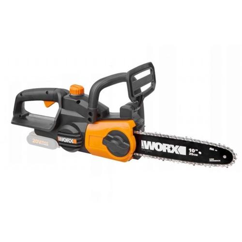 Worx wg322e.9 Power Share 20 V Li-Ion Tronçonneuse, 25 cm Longueur de coupe, sans batterie et chargeur