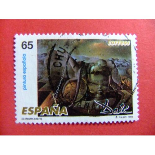 31 Espagne 1994 / Peinture Espagnole - L'enigme Sans Fin ( Salvador Dalí ) / Edifil 3296 Fu Yvert 2888 Fu