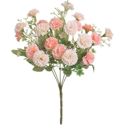 Fleur artificielle Fleur Soie Oeillet Fleurs Faux Fleurs Décoration Bouquet Maison Fleurs Mariage Véritable Mariage Banquet I3Z1 Mariée