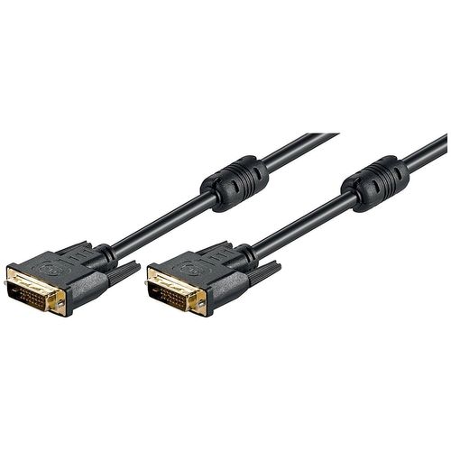 Goobay câble dvi-d dual link connecteur dvi-d (24+1) vers connecteur dvi-d (24+1) 1,8 m