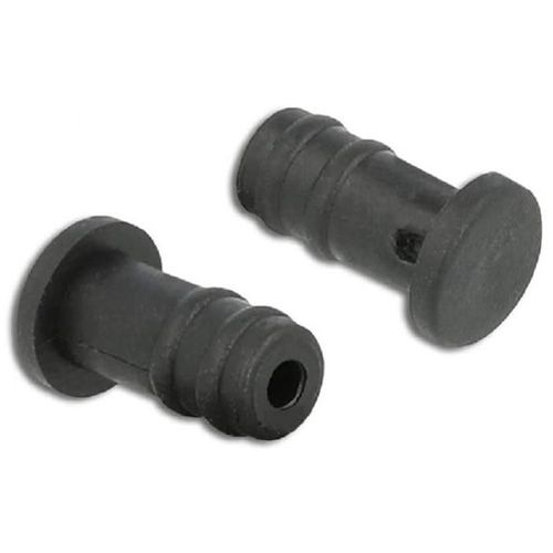 Delock Lot de 10 Bouchons Anti-poussière pour Prise Jack 3,5 mm Noir
