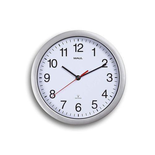 Maul Horloge murale RC MAULrun Diam 25 cm Contour Argent