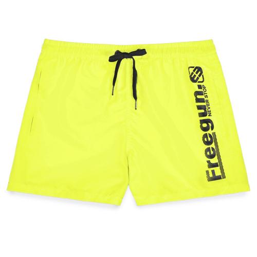 Boardshort Court Garçon Avec Ceinture Demi-Élastiquée