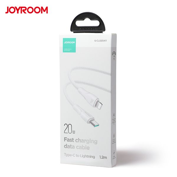 Câble Joyroom USB-C Vers Lightning 20W Surpass Series 1,2M Blanc (S-CL020A11)