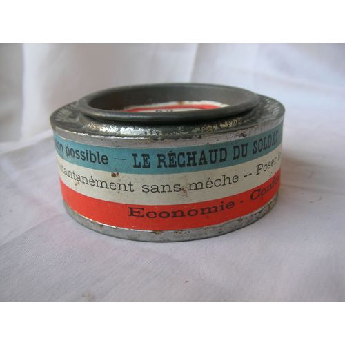 Ww1/Ww2 France Boïte Pour Réchaud Militaire Francais " Le Rechaud Du Soldat " Tres Rare