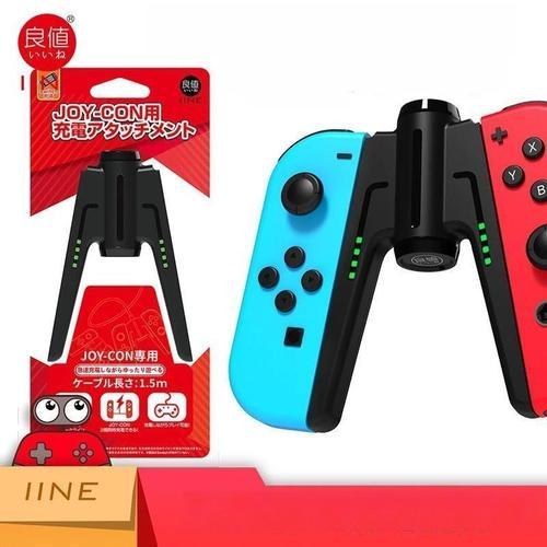 Joy-Con Poignée De Charge Pour Manettes Nintendo Switch, Chargeur Joycon, Poignée Portable En Forme De V Pour Switch Joy Con Et Joy Pad