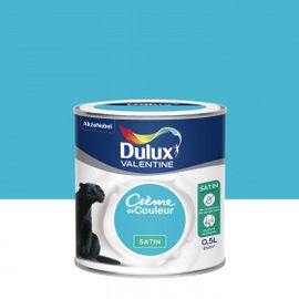 Peinture Crème De Couleur Bleu Caraïbes Finition : Satin | 0,5 L