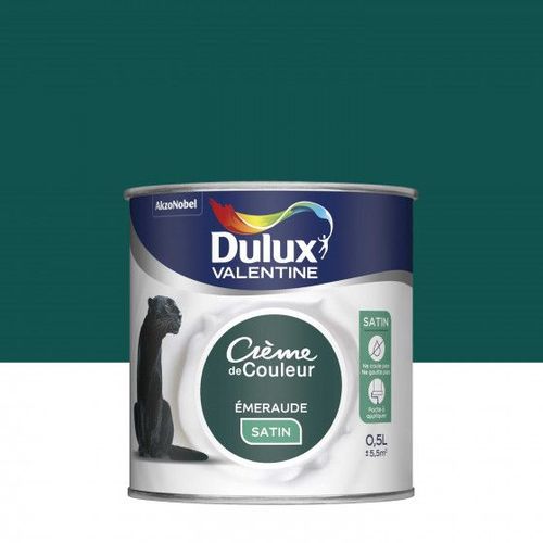 Peinture Crème De Couleur Emeraude Finition : Satin | 0,5 L