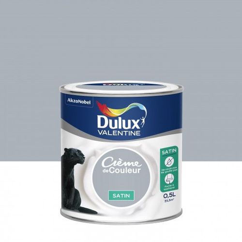 Peinture Crème De Couleur Gris Angora Finition : Satin | 0,5 L