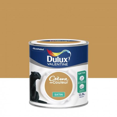 Peinture Crème De Couleur Ocre Doré Finition : Satin | 0,5 L